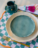 Conjunto 4 Peças Jogo Americano Xadrez Double Face Bold I - Sem Guardanapo