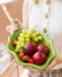 Petisqueira Folha Verde com Cabo de Bambu - P