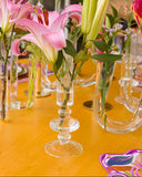 Vaso Castiçal Lúmen Médio em Vidro - 9x18cm