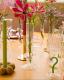 Vaso Castiçal Lúmen Grande em Vidro - 9x25cm