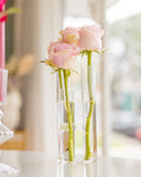 Vaso 3 Pontas Flow em Vidro - 20x11cm