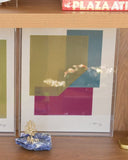 Quadro Acrílico Contemporâneo Color Fuge II - 34x44x5cm