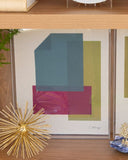 Quadro Acrílico Contemporâneo Color Fuge I - 34x44x5cm