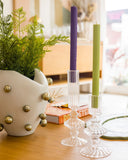 Vaso Castiçal Lúmen Grande em Vidro - 9x25cm