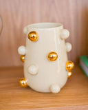 Vaso Nina Bolotas Ouro Alternado - Nude