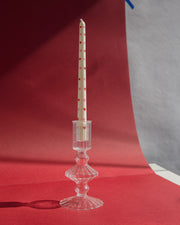 Vaso Castiçal Lúmen Médio em Vidro - 9x18cm