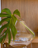 Vaso Decorativo Noema em Murano Transparente – 35 cm