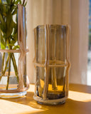 Vaso de Mesa Orgânico Urban Fumê - 25x10 cm