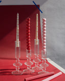 Vela Coração Vermelho Pintada à Mão – 26cm