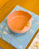 Bowl Nina com Ouro - Rose Creme