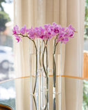 Vaso 4 Pontas Nexos em Vidro - 13x20cm