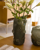 Vaso Olivina Grande em Vidro - 32x18 cm