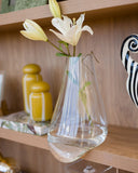 Vaso Decorativo em Murano Transparente 36cm - Nivara