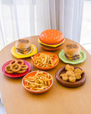 Conjunto para Servir Burger Joy em Cerâmica - 6 Peças