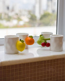 Caneca Decorativa Frutti Atelier 8x12cm - Laranja