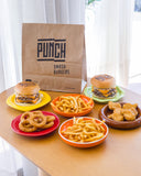 Conjunto para Servir Burger Joy em Cerâmica - 6 Peças