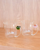 Conjunto de Canecas 4Pçs Bubble Glass 460ml - Verde
