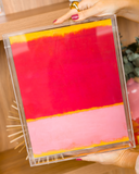 Quadro Acrílico Minimalista Lines I - 24x30x3 cm