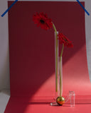 Vaso Pivot Gold - Acrílico - 15x35cm