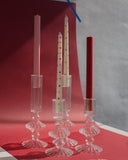 Vela Canelada Rosa Claro - 25cm