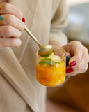 Conjunto de 6 Xícaras Transparentes com Esferas Coloridas - 100 ml