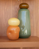 Vaso Latch de Vidro – Laranja com Tampa Ambar