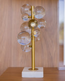 Escultura Decorativa Cristal Transparente - 36x18cm