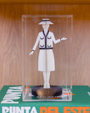 Caixa Acrílico Look Chanel  18X18X26 cm