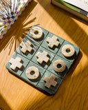 Jogo da Velha Decorativo em Mármore - 22x22cm