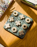 Jogo da Velha Decorativo em Mármore - 22x22cm