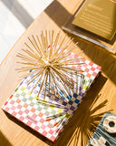 Ouriço Dourado em Metal - 20 cm