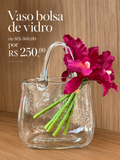 Vaso Bolsa Transparente - 24x17cm
