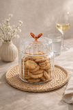 Pote Decorativo Borboleta Solis Âmbar - 650ml - Borosilicato