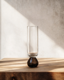 Taça para Champagne Bubble Glass Transparente e Preta -  250ml