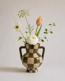 Vaso Ânfora Green Chess - 19x27 cm