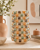 Vaso em Cerâmica Organic Tiles - 21x33 cm