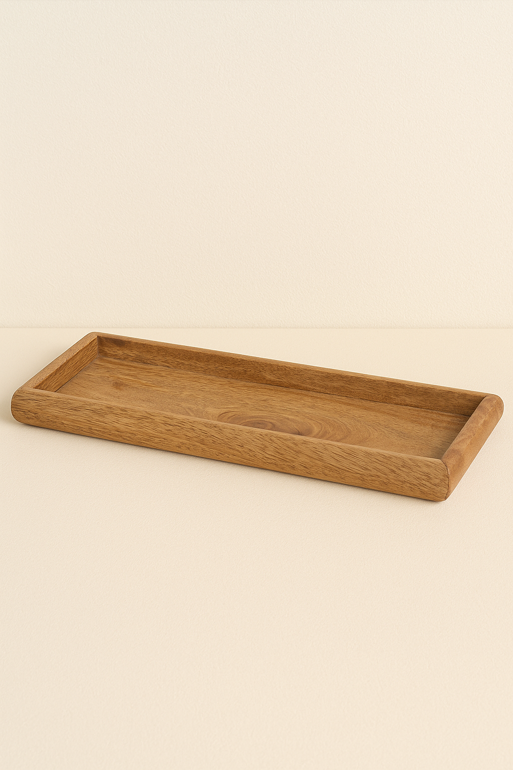 Bandeja de Mesa em Madeira Natural – 38 cm