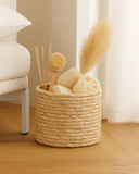 Cesto Decorativo de Fibra Natural - M