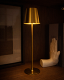 Luminária de Mesa Solenne Metal Dourado - 38cm