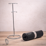 Mixer Elétrico p/ Bebidas - Com suporte - Aço inox e Plástico