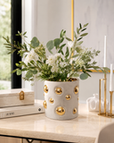 Vaso Decorativo Tubular Orb - 20x19 cm