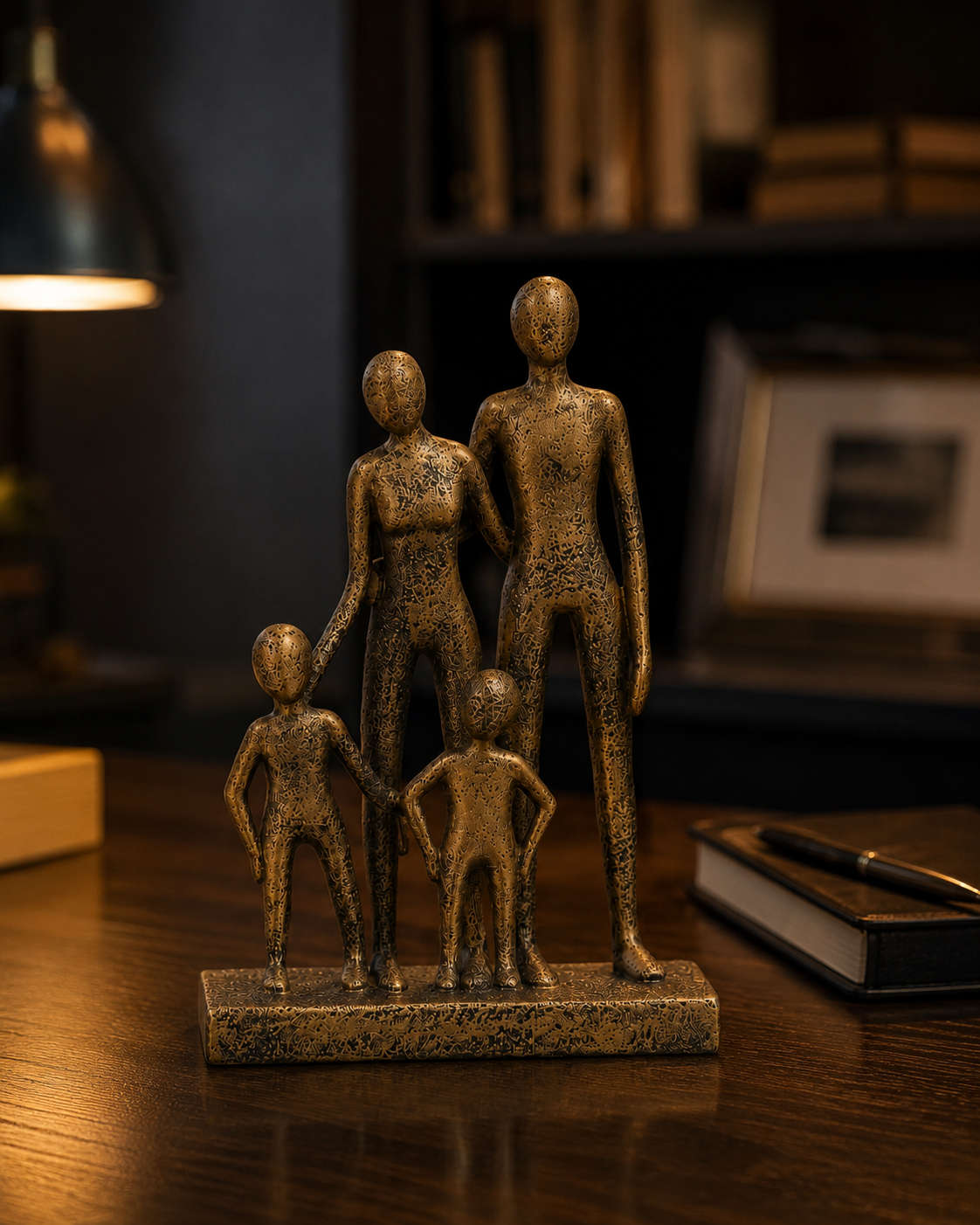 Escultura Golden Family II - 22cm