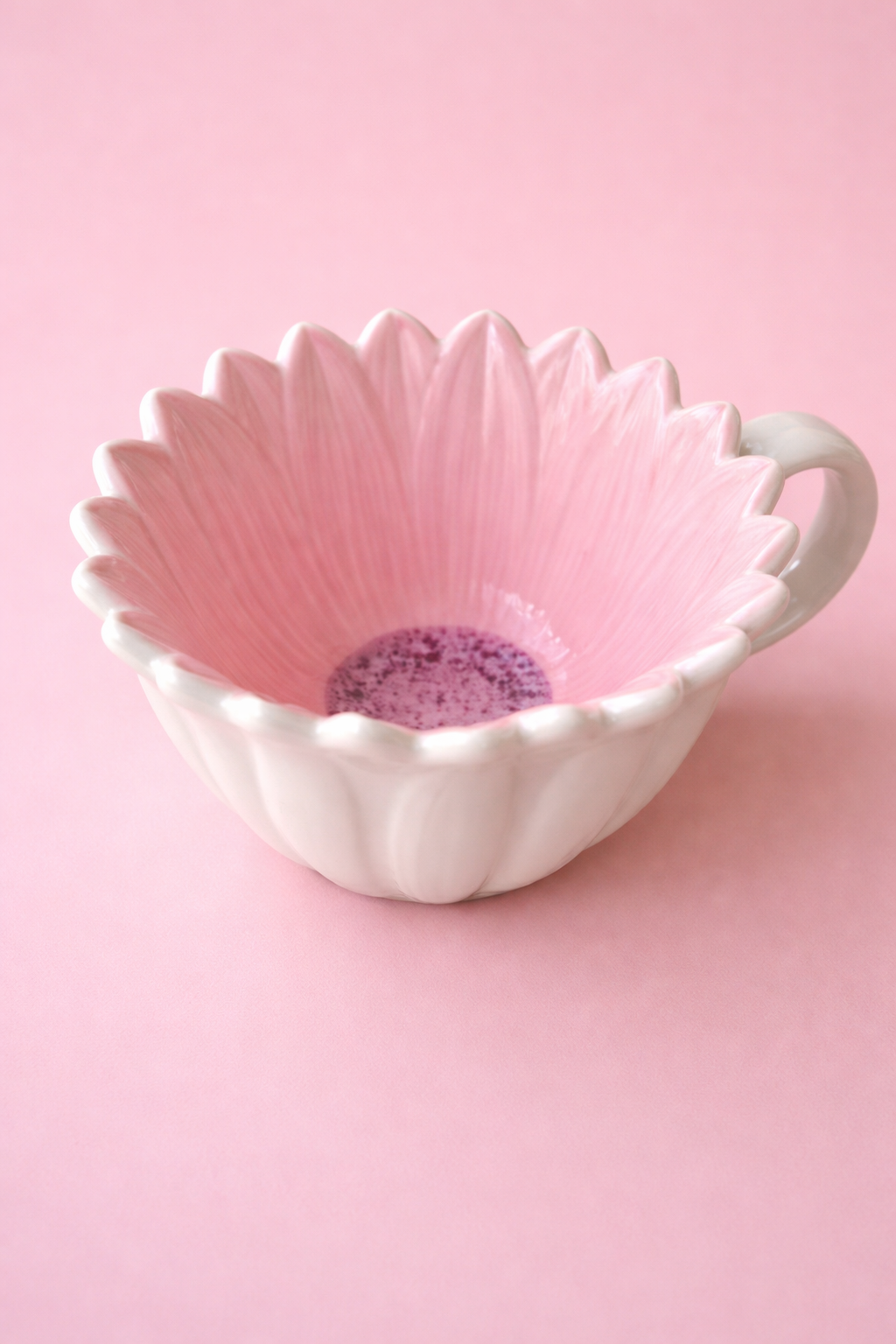 Caneca Bloom Rosa em Cerâmica  - 300ml