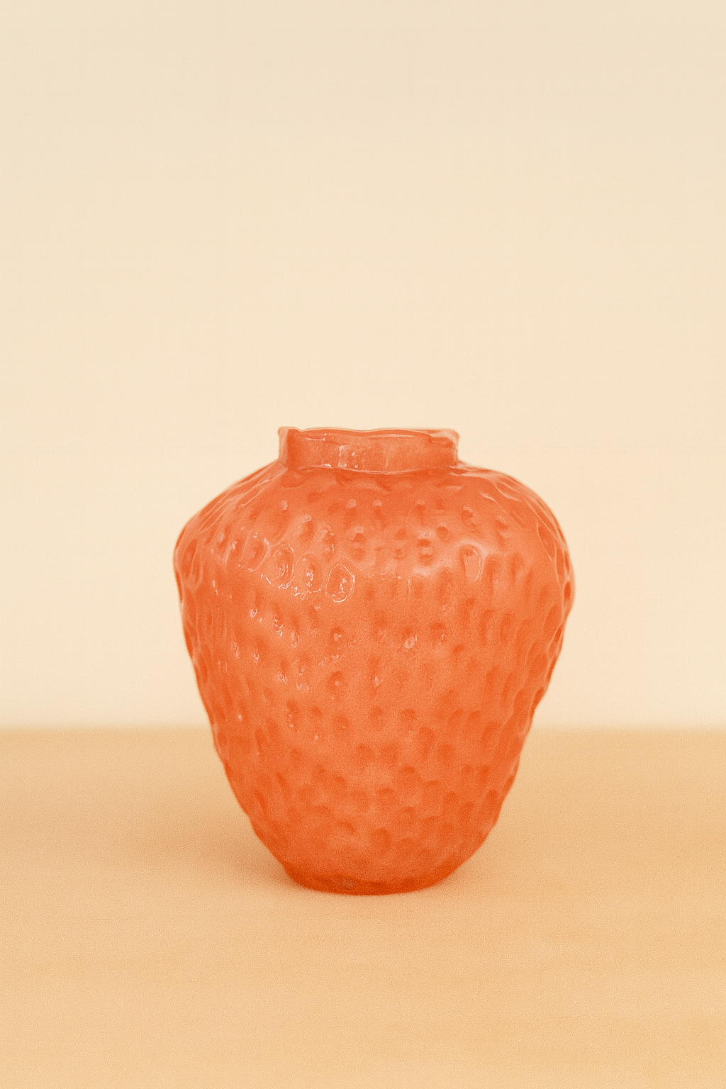Vaso Morango – Vidro 17 cm