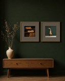 Quadro Decorativo Margem - 33x33cm