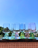 Taça Champagne Bubble Glass Verde 220ml