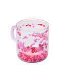 Caneca Perede Dupla c/ Alça Rosa Heart 300ml