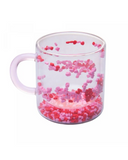 Caneca Perede Dupla c/ Alça Rosa Heart 300ml