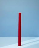 Vela Canelada Bordô - 25cm