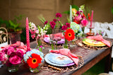 Conjunto 4 Pratos Sobremesa Amor Perfeito - Le Jardin